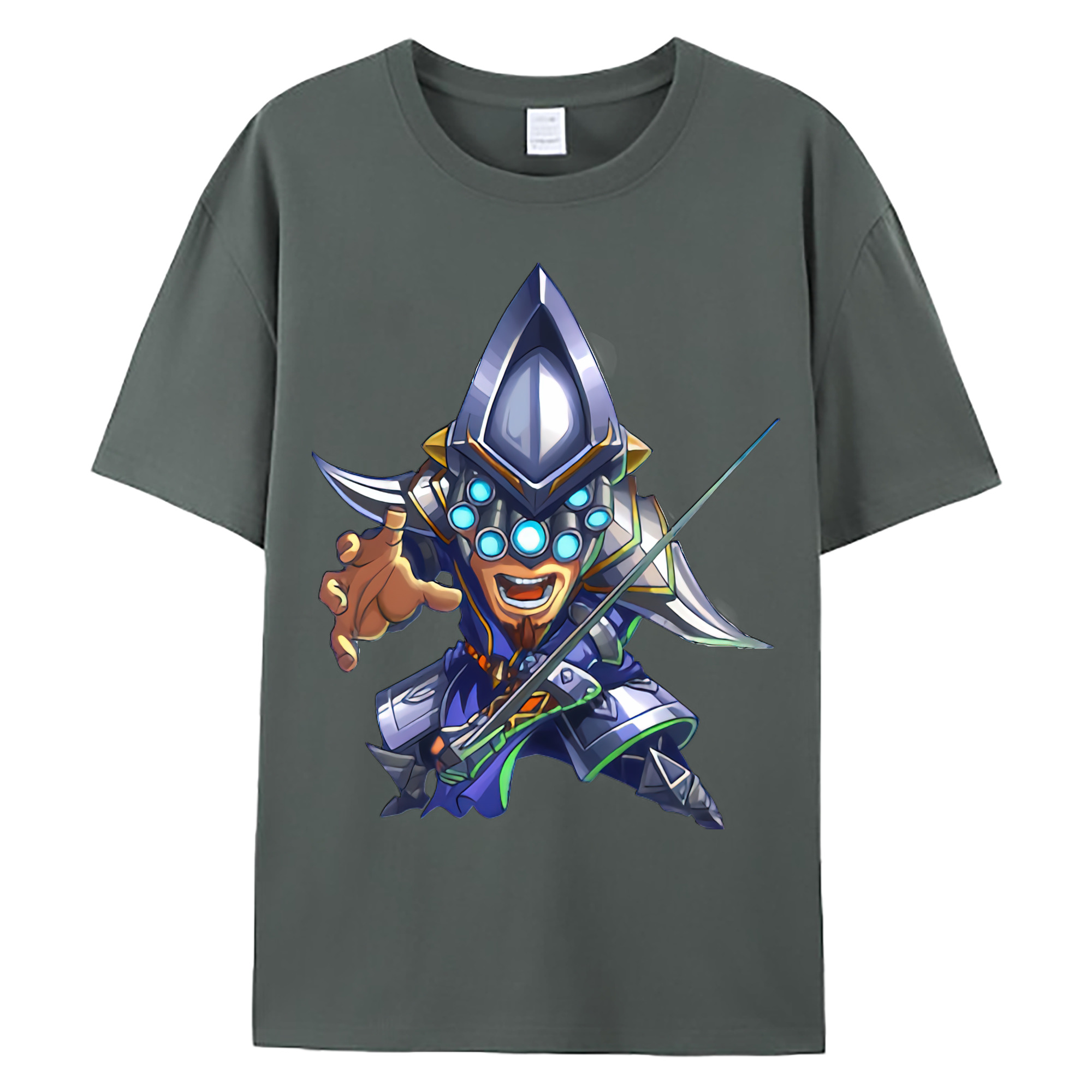 （画像用） リーグ・オブ・レジェンド League of Legends LOL 綿100％ メンズ半袖Tシャツ｜肌触りやわらか＆通気性